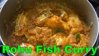 rohu fish curry simple recipe salan in bengali bangladeshi style