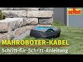 Mähroboter: Begrenzungskabel selbst verlegen