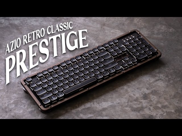 Azio Retro Classic Prestige Mechanical Keyboard - Review & Sound Test class=