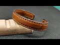 Make an EXPENSIVE Leather Bracelet