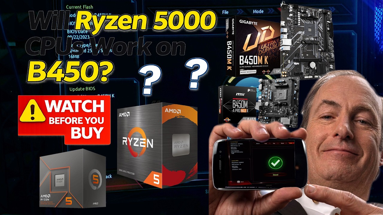 まとめ売り! Ryzen5 5500＋ASUS B450-F 正常動作確認済!! Will Ryzen 5 5500 5600 5600X 4500 Work on B450 Watch Before You