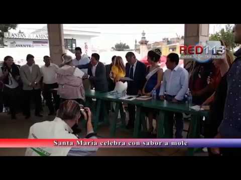 VIDEO Santa María celebra con sabor a mole