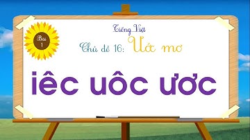 TIẾNG VIỆT 1-TUẦN 16-BÀI: IÊC  UÔC  ƯƠC