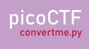 picoCTF - convertme.py