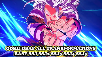 NEW Awesome Goku AF All Transformations (SSJ-2-3-4-SSJ5) | Dragon Ball Sparking! Zero Mods