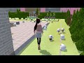 How to make colourful video in Sakura school simulator game