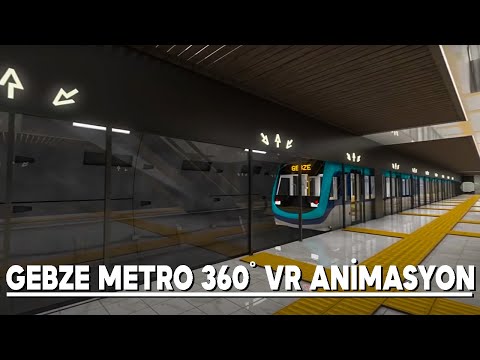 Gebze Metro 360° VR Animasyonu