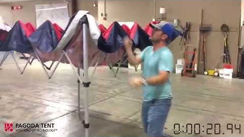 Pagoda Tent - sets up in less than 1 minute!
