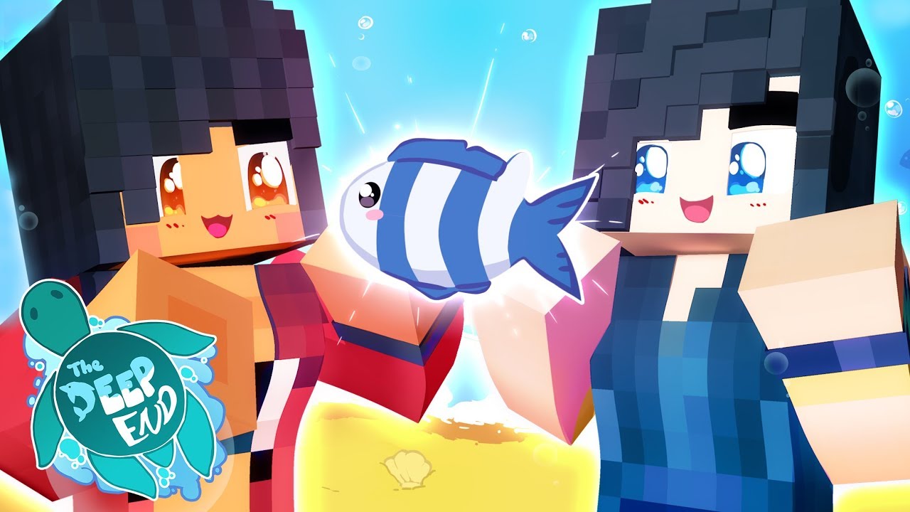 Itsfunneh And Aphmau Minecraft Survival How Fish Work Youtube