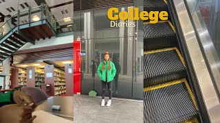 COLLEGE DIARIES ep.5| PRODUCTIVE ACADEMIC DAYS , haul , friends , doing laundry + more