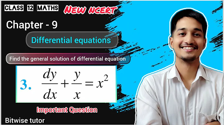 Find the general solution of differential equation DY by DX + y by x = x square