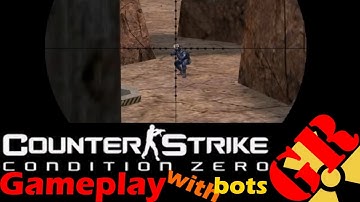 Counter-Strike: Condition Zero gameplay with Hard bots - Militia - Terrorist
