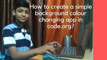 How to create a simple background colour changing app in code.org?