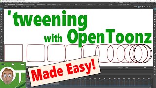 'tweening with OpenToonz  How to use the vector inbetween feature in OpenToonz