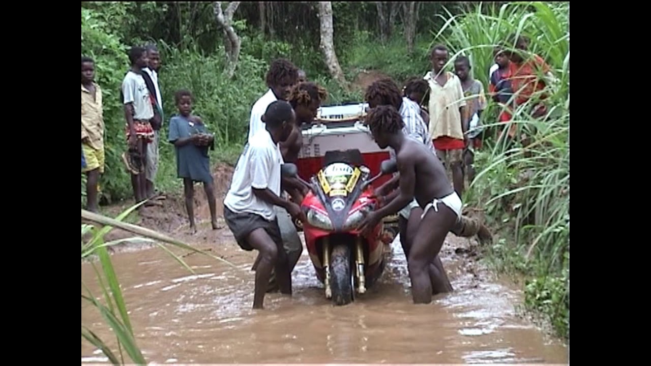 Life on 2 wheels Part 13. – Highway 1 in the Congo - YouTube