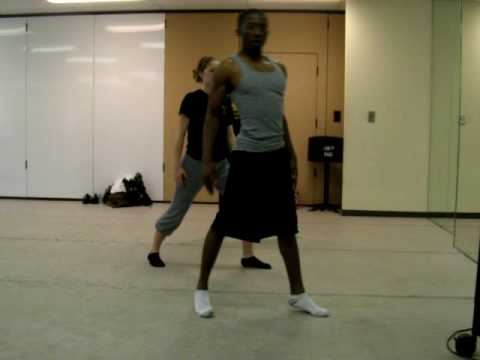 UNCP dance rehearsal (Bond piece)