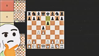 CHESS OPENING TIERLIST