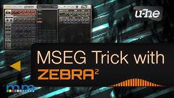MMTV: U-he Zebra 2 MSEG Trick | Eric Burgess
