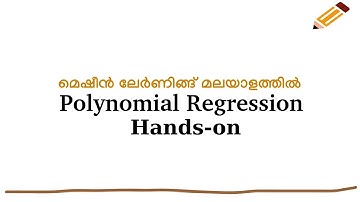 Machine Learning - Malayalam - Part 14 - Programming Polynomial Regression - Handson