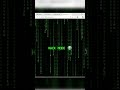 Hacker screen bana diya 💀💻  Pure JS magic 🔥  Comment "matrix" for code 🚀