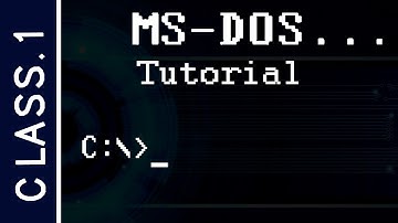 Dos Tutorial for beginner Class 1 Learn DOS Disk Operating System