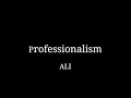 Professionalism -ALI feat. 般若 歌ってみた「もく」