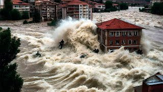 Катастрофа в Турции! Город уходит под воду, улицы Газиантепа превращаются в реки