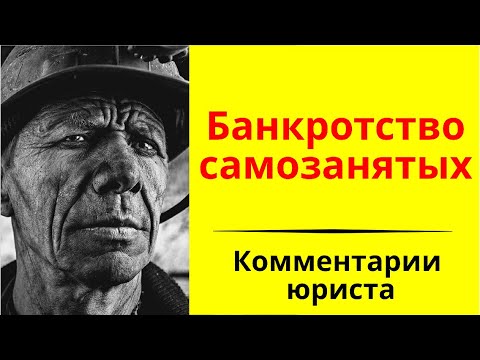 Банкротство самозанятых. Комментарии юриста