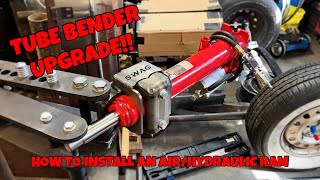 TUBE BENDER UPGRADE: AIR/HYDRAULIC RAM!! by GODSPEED Garage 9,207 views 1 year ago 9 minutes, 40 seconds
