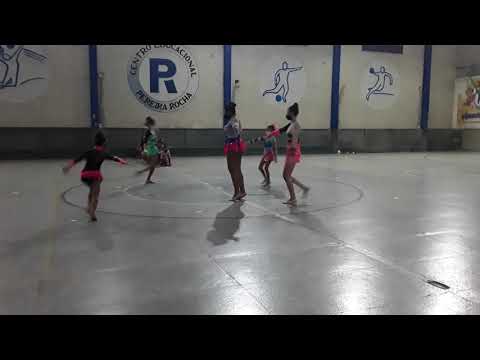 grupo Flex de ginástica rítmica  Maria Clara  com 13anos