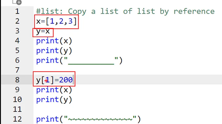 Lists by value or by Reference-Python