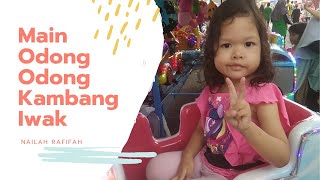 Main Wahana Anak Anak Odong Odong Warna Pink Hello Kitty di Kambang Iwak Palembang