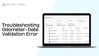 Troubleshooting Odometer-Date Validation Error | Step-by-Step Fix Guide
