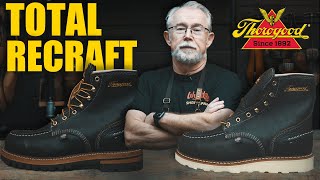 I turned a Thorogood Moc Toe into a LOGGER? | Total Recraft