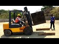 Forklift training