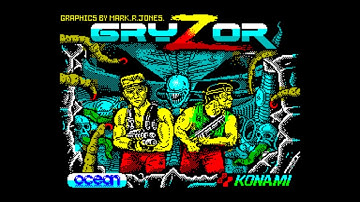 Gryzor. [ZX Spectrum 128k - Ocean Software Ltd (UK)]. (1987). Full Play.