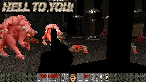 Doom 2: HELL TO YOU! by Geoffrey - 1st released map after 15 year break - UV MAX blind run