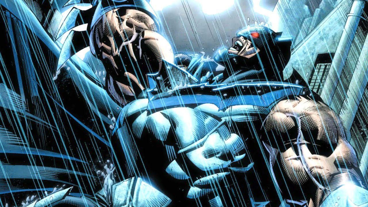 Стали суперзлодеями. Суперзлодей Бэйн. Bane New 52. Бэйн Бэтмен Нью 52. Бэтмен Бог знаний комикс.