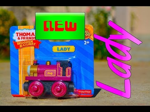 NEW 2014 LADY - Fisher Price Thomas The Tank Engine And Friends Wooden Toy Train Railway