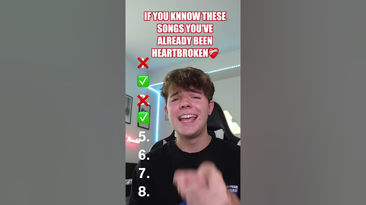 If You Know 5+ of These Songs You Have a Broken Heart😭💔 ( #songtest P. 2)
