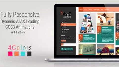 Roya - Responsive AJAX Portfolio WordPress Theme Download
