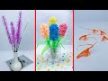 Ideas flowers from recycled plastic tubes | Flower making tips