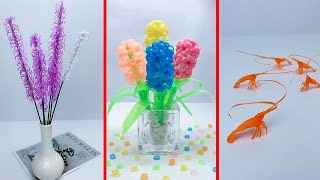 Ideas flowers from recycled plastic tubes | Flower making tips