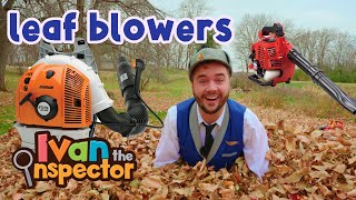 Leaf Blowers Are Fun! | Fun and Educational Videos for Kids and Toddlers