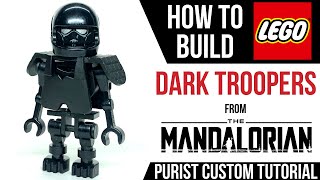 LEGO DARK TROOPER Custom Minifigure from The Mandalorian