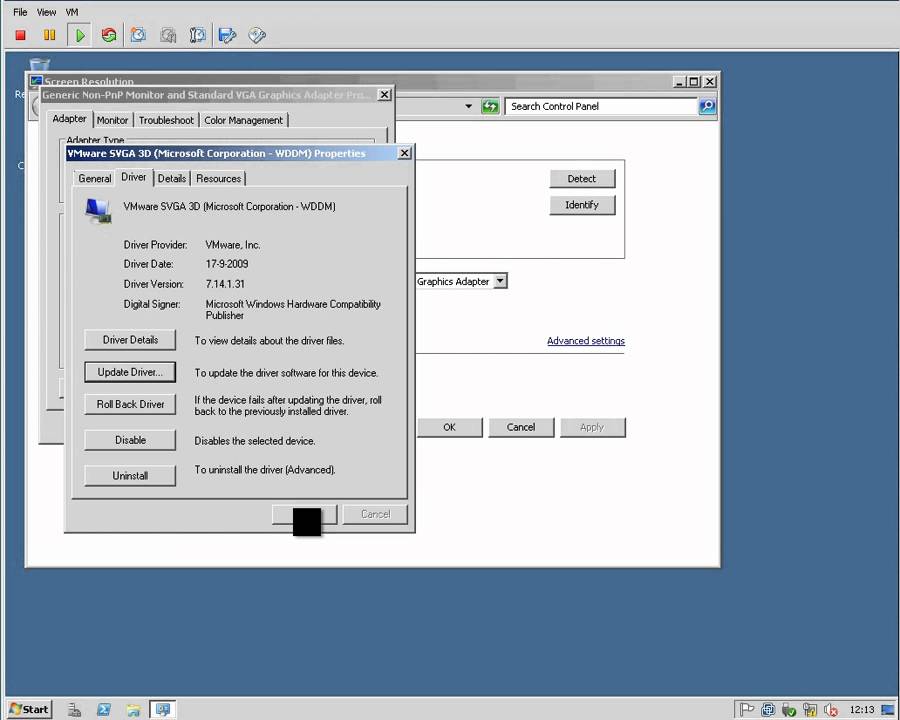 mac os x in vmware crashing