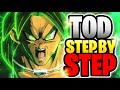 (DBS BROLY - EASY TOD GUIDE)  ▰ STEP BY STEP! | Dragonball FighterZ Super Broly Combo Guide!