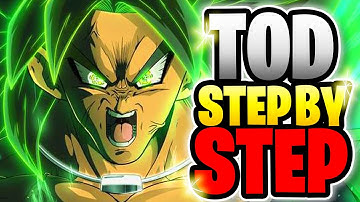 (DBS BROLY - EASY TOD GUIDE)  ▰ STEP BY STEP! | Dragonball FighterZ Super Broly Combo Guide!