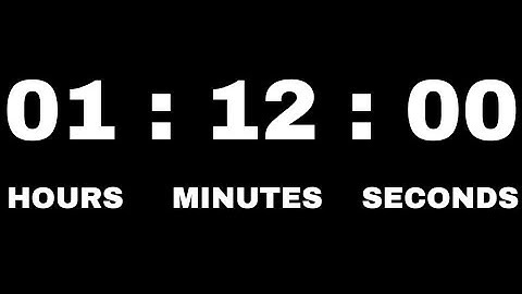 1 Hour and 12 Minute Timer | 72 Minute Timer | (HD) | @TIMER FOR SUCCESS | @ExactTimer