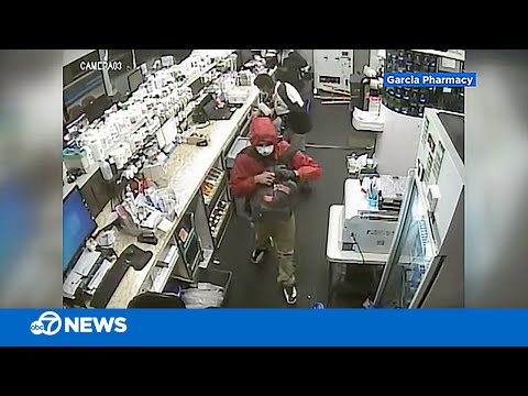 Family-owned pharmacy in California hit by looters -- caught on camera